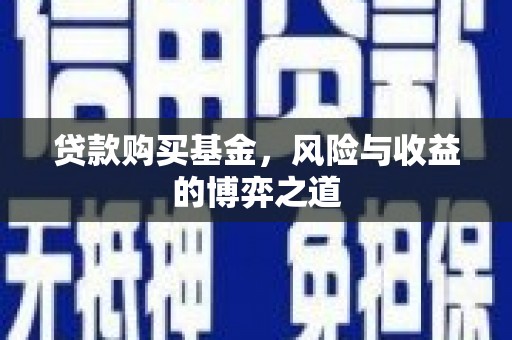 洱源贷款购买基金，风险与收益的博弈之道