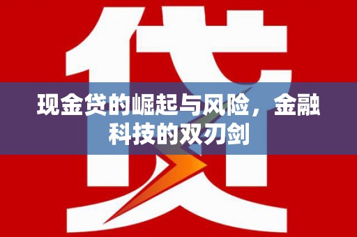 洱源现金贷的崛起与风险，金融科技的双刃剑