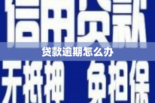 洱源贷款逾期怎么办