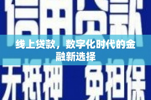 洱源线上贷款，数字化时代的金融新选择
