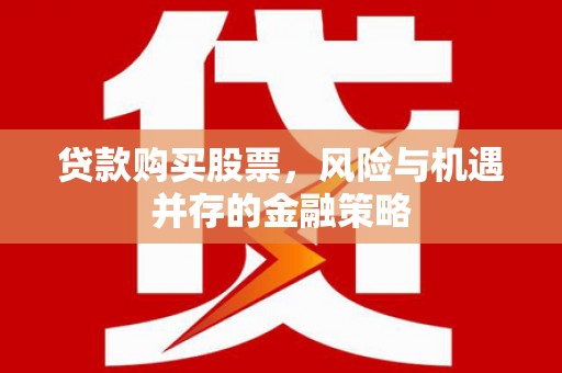 洱源贷款购买股票，风险与机遇并存的金融策略
